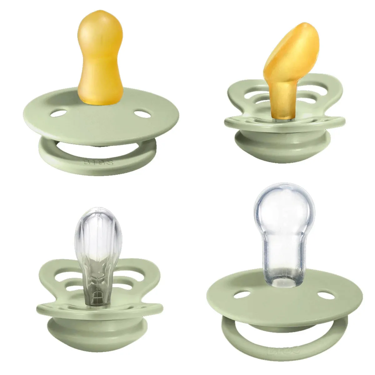 BIBS Try-It Collection - 4pk - Size 1 - Sage