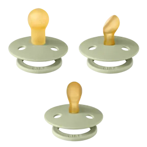 BIBS Try-It Collection Pacifiers 3 pack (Size 1) - Sage