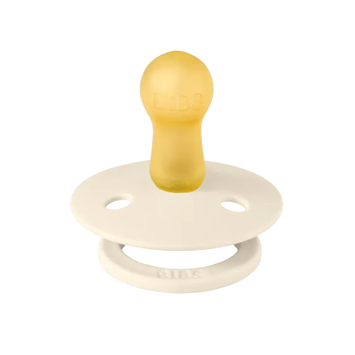 Bibs x Liberty Colour Strawberries & Cream Latex Pacifier (2 Pack, Size 2) - Ivory Mix