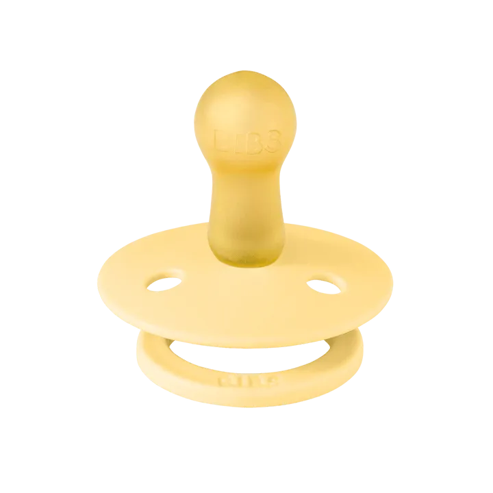 Bibs x Liberty Colour Strawberries & Cream Latex Pacifier (2 Pack, Size 2) - Pale Butter Mix