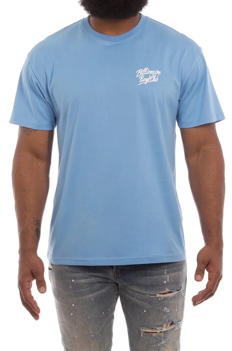Billionaire Boys Club Script SS Knit (Little Boy Blue)