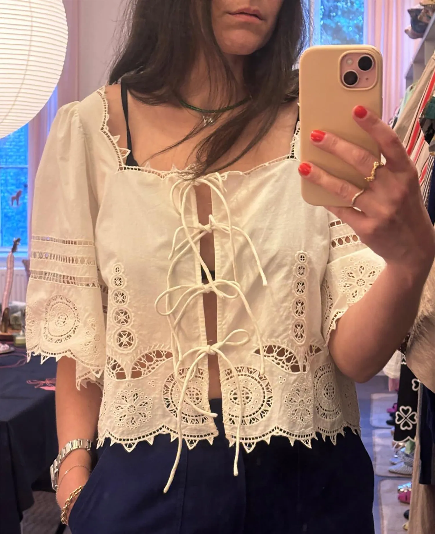 Blouse Se1565 Anja Top White