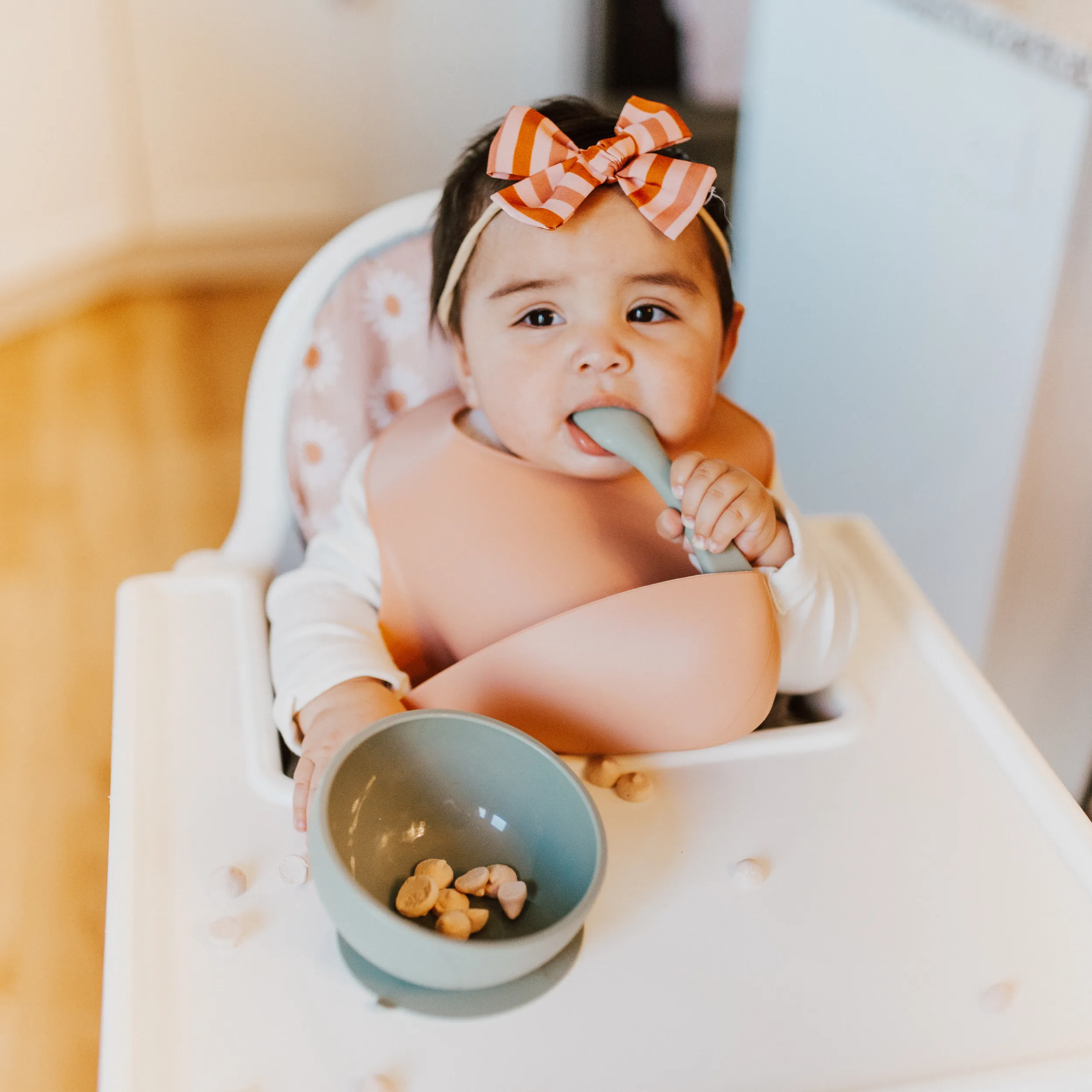 Blush Silicone Baby Bib Babykids_Babeehive-Goods