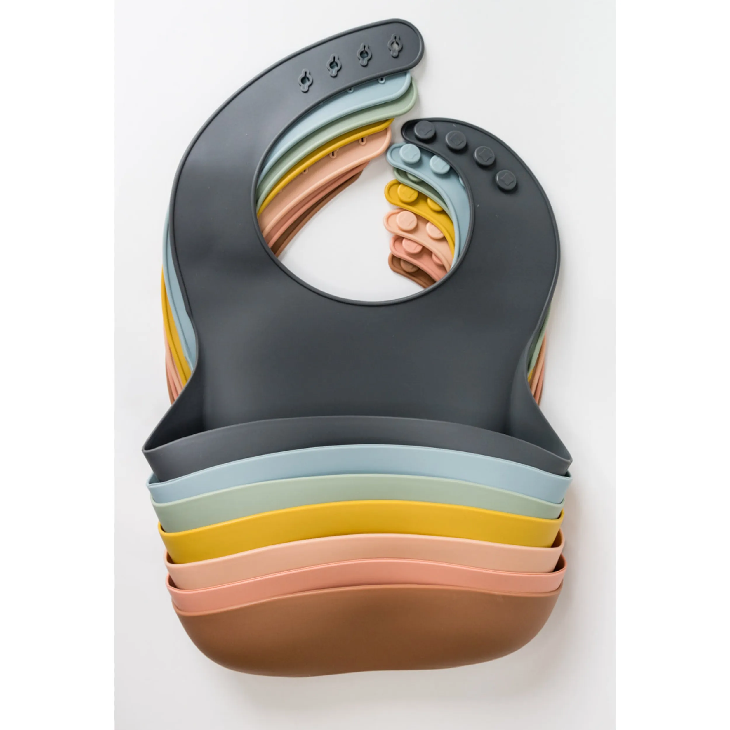 Blush Silicone Baby Bib Babykids_Babeehive-Goods