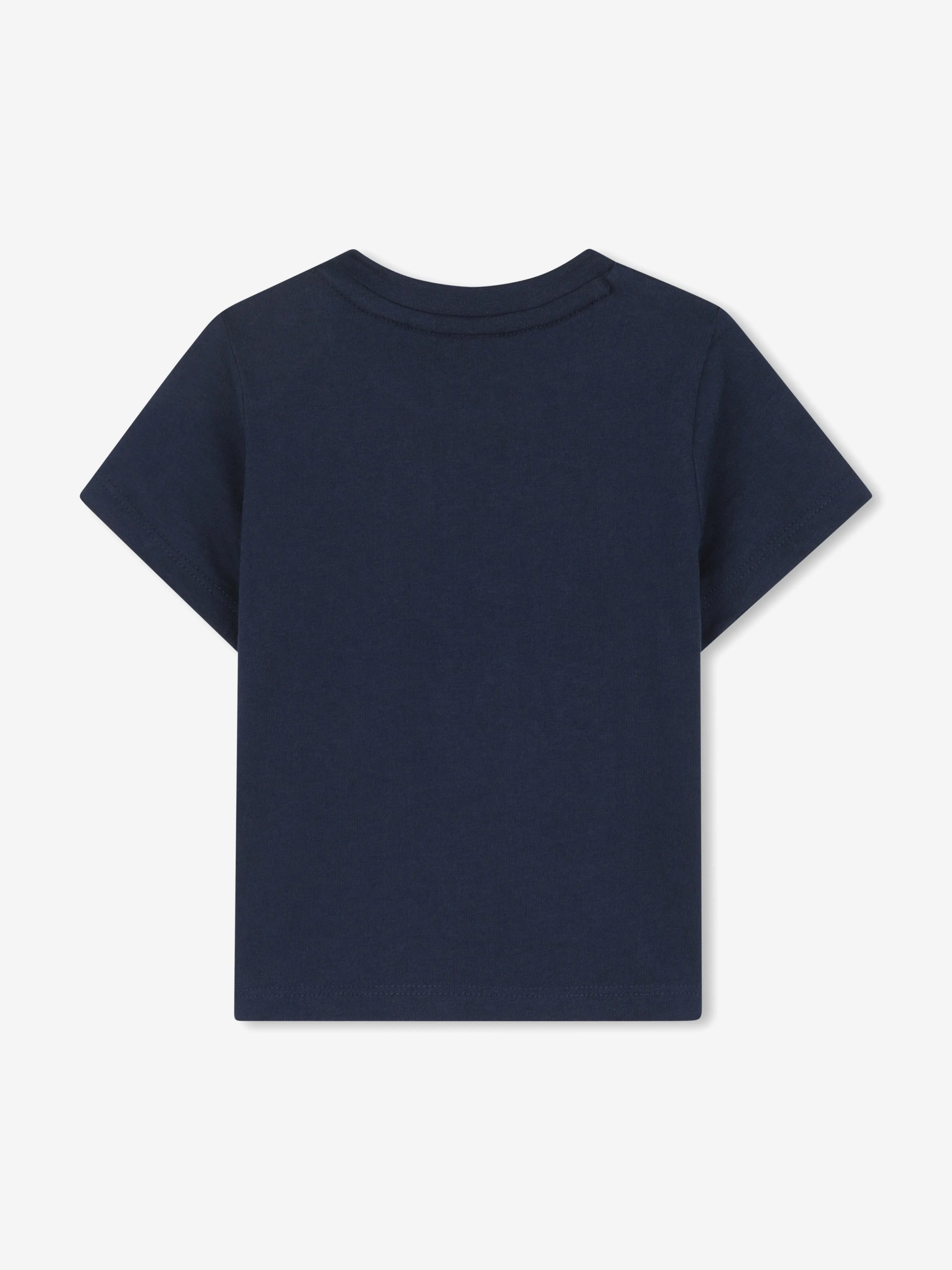 BOSS Baby Boys Multi Logo Print T-Shirt in Navy