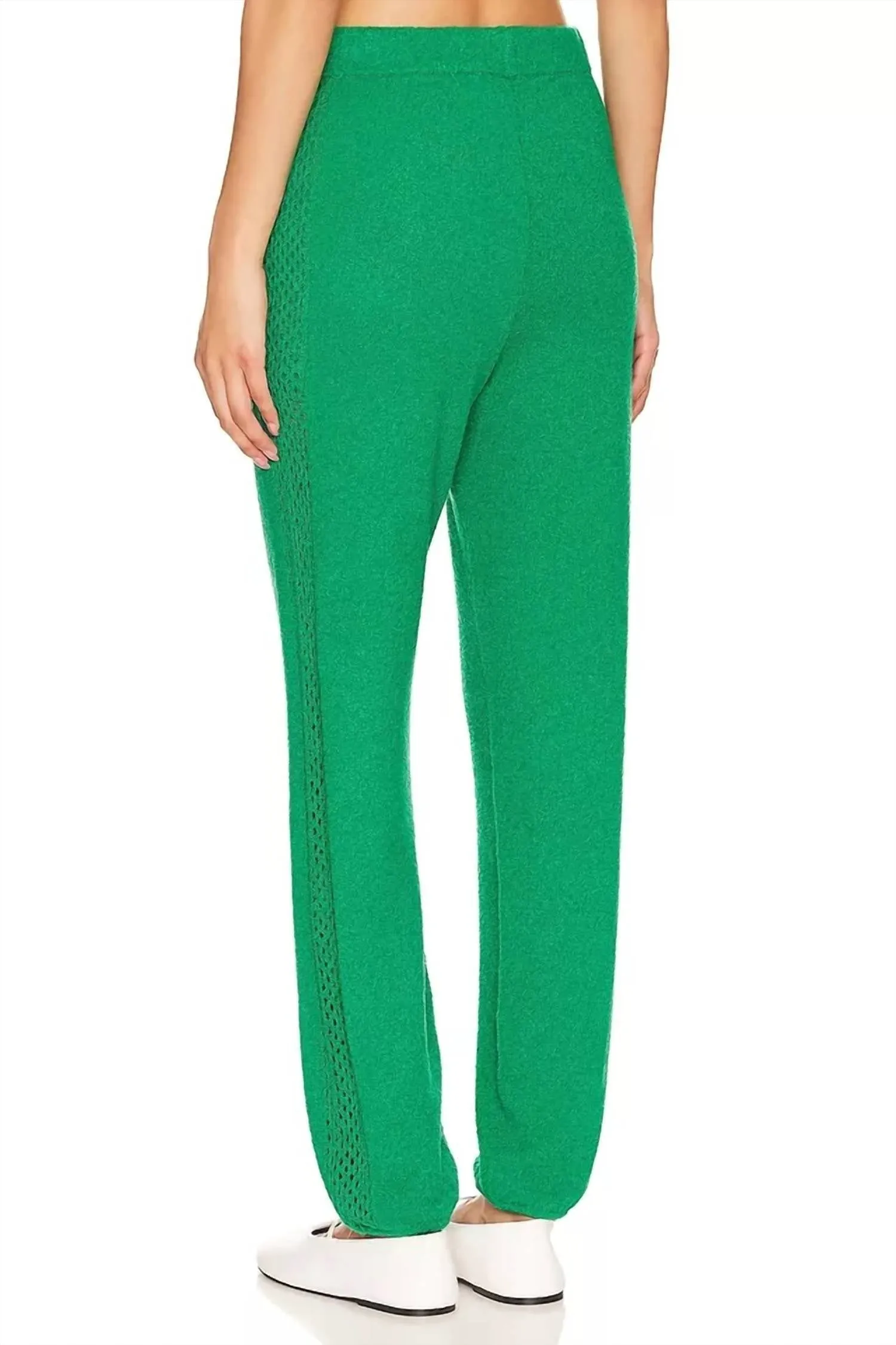 Boucle Knit Vintage Sweatpant In Parsley
