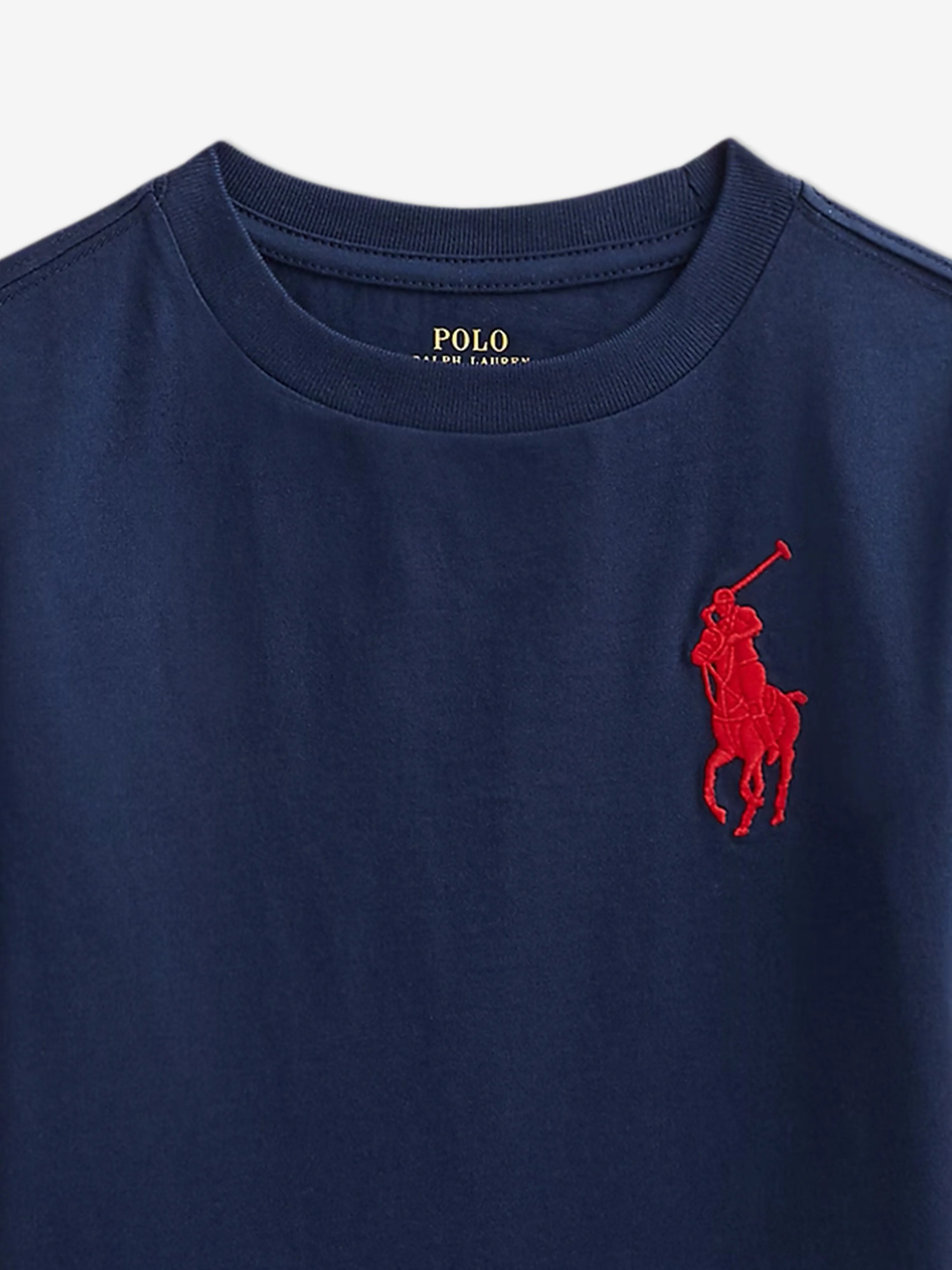 Boys Logo T-Shirt in Navy