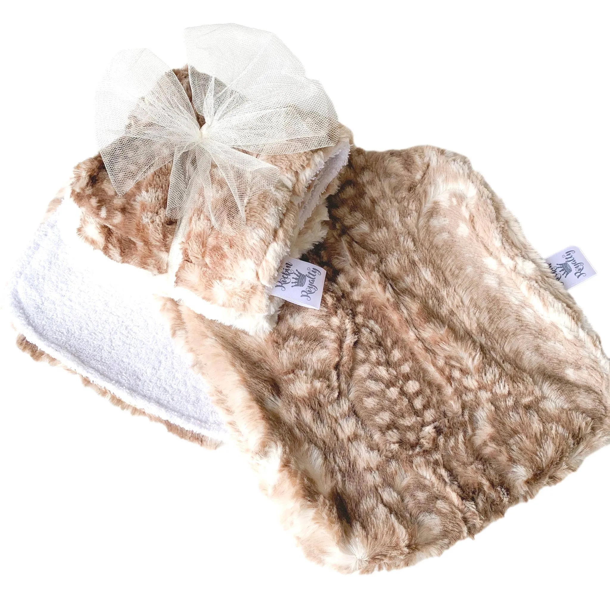 Burp Cloth Set- Fawn