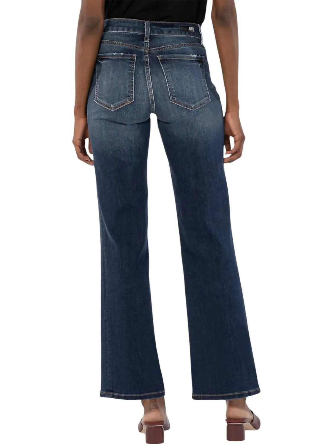 Charlotte High Rise Jeans In Resolved With Dark Stone Base Wash