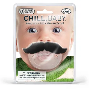 Chill Baby Mustache Pacifier by Fred   Friends