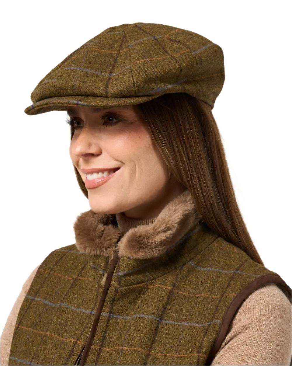 Clothing Alan Paine Alan Paine Ladies Combrook Tweed Cap