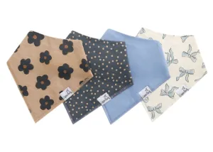 Copper Pearl Baby Bandana Bibs | Gemma in Tan