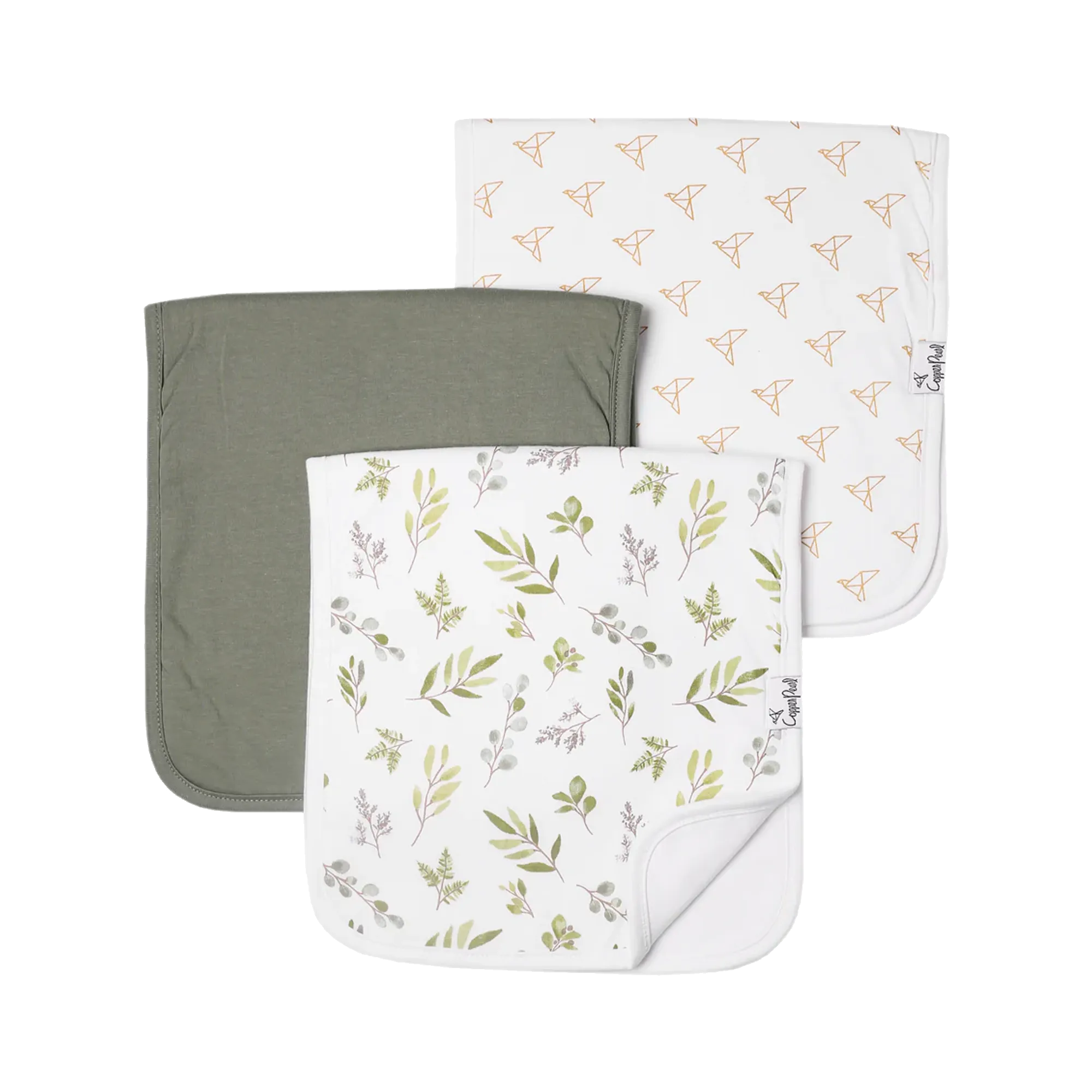 COPPER PEARL Burp Cloths - Haven