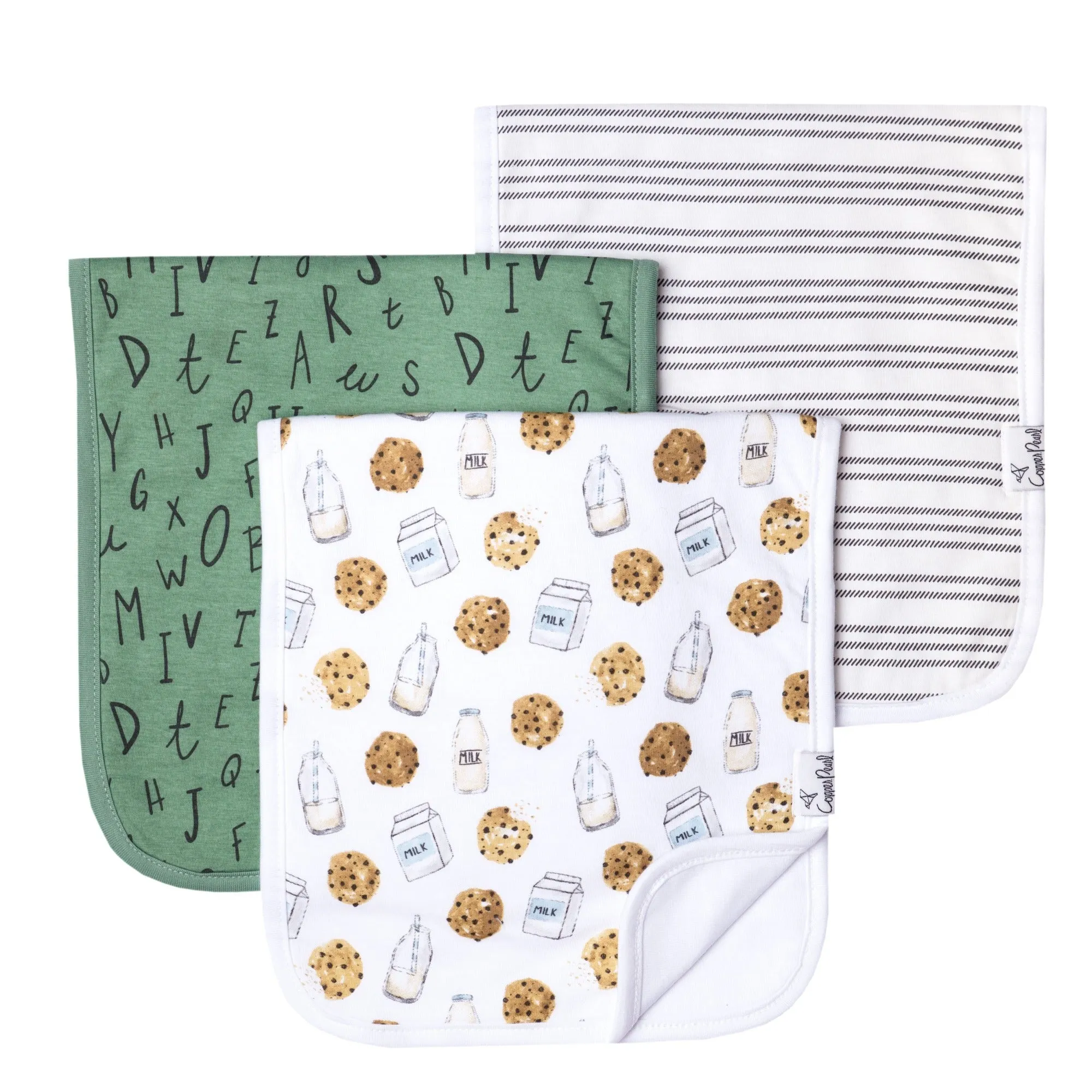 COPPER PEARL Chip Burp Cloth