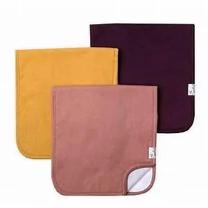 Copper Pearl Premium Burp Cloths | Jade Set