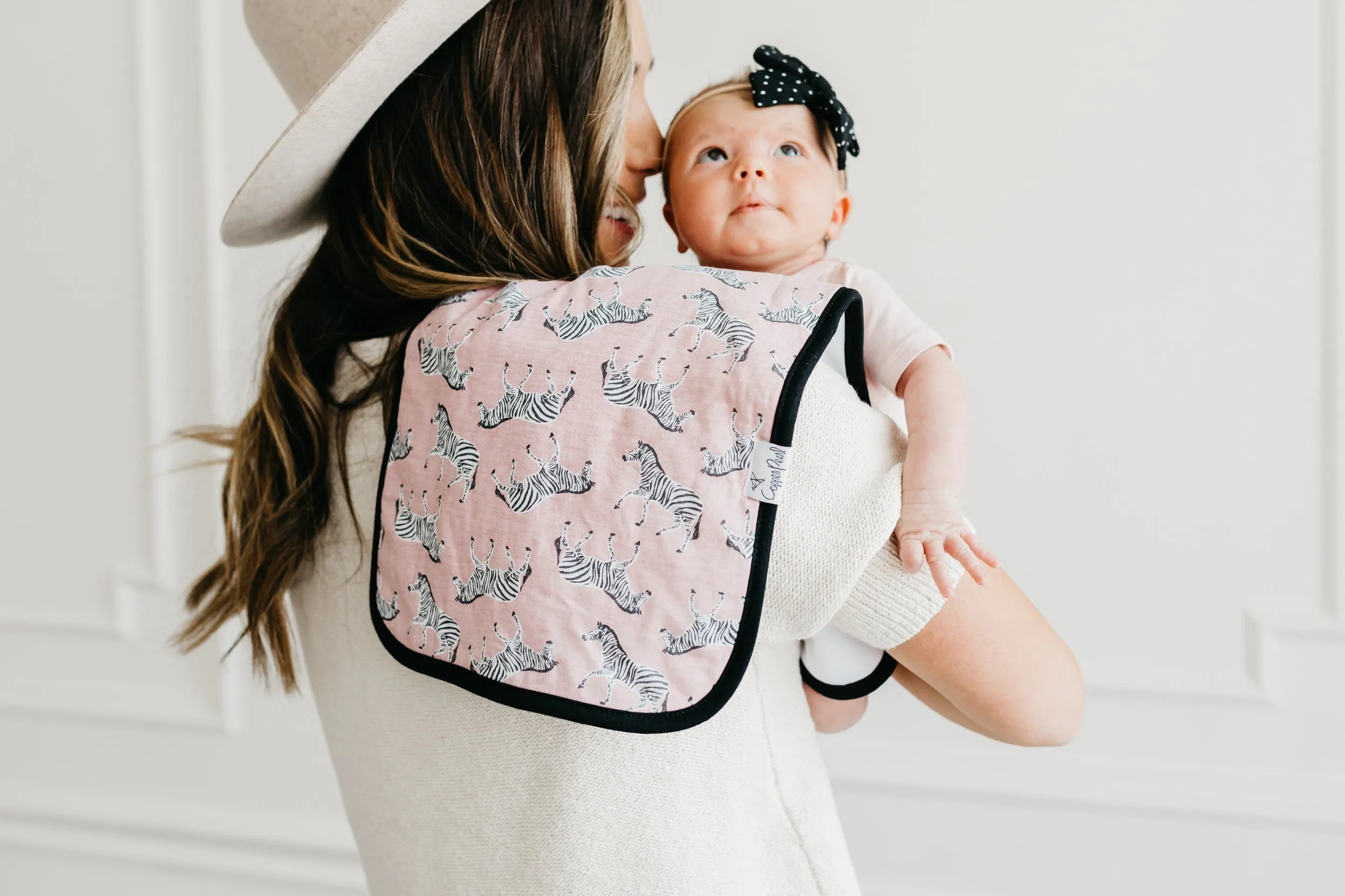 Copper Pearl Premium Burp Cloths | Zella