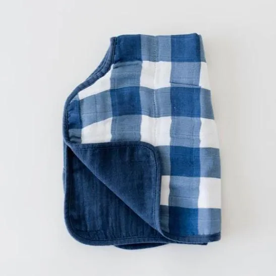 Cotton Muslin Burp Cloth - Jack Plaid by Little Unicorn
