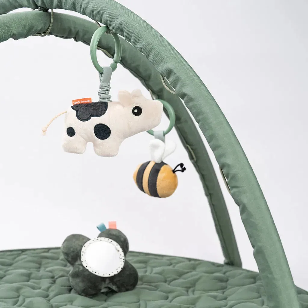Done by Deer, Activity Play Mat, Tiny Farm, Green