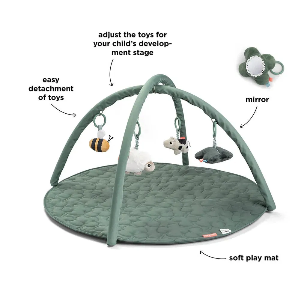Done by Deer, Activity Play Mat, Tiny Farm, Green
