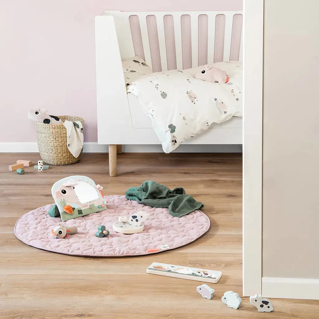 Done by Deer, Activity Play Mat, Tiny Farm, Powder