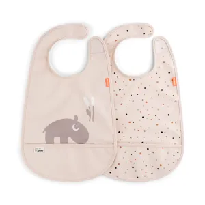 Done by Deer Velcro Bib 2 Pack