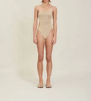 Electra Full Piece Swimsuit In Raffia
