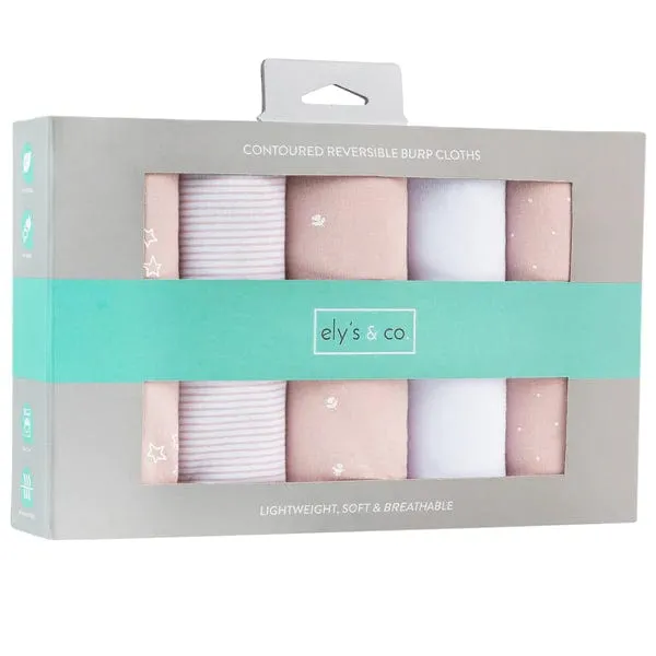 Elys & Co 5 pack Absorbant Burp Cloths