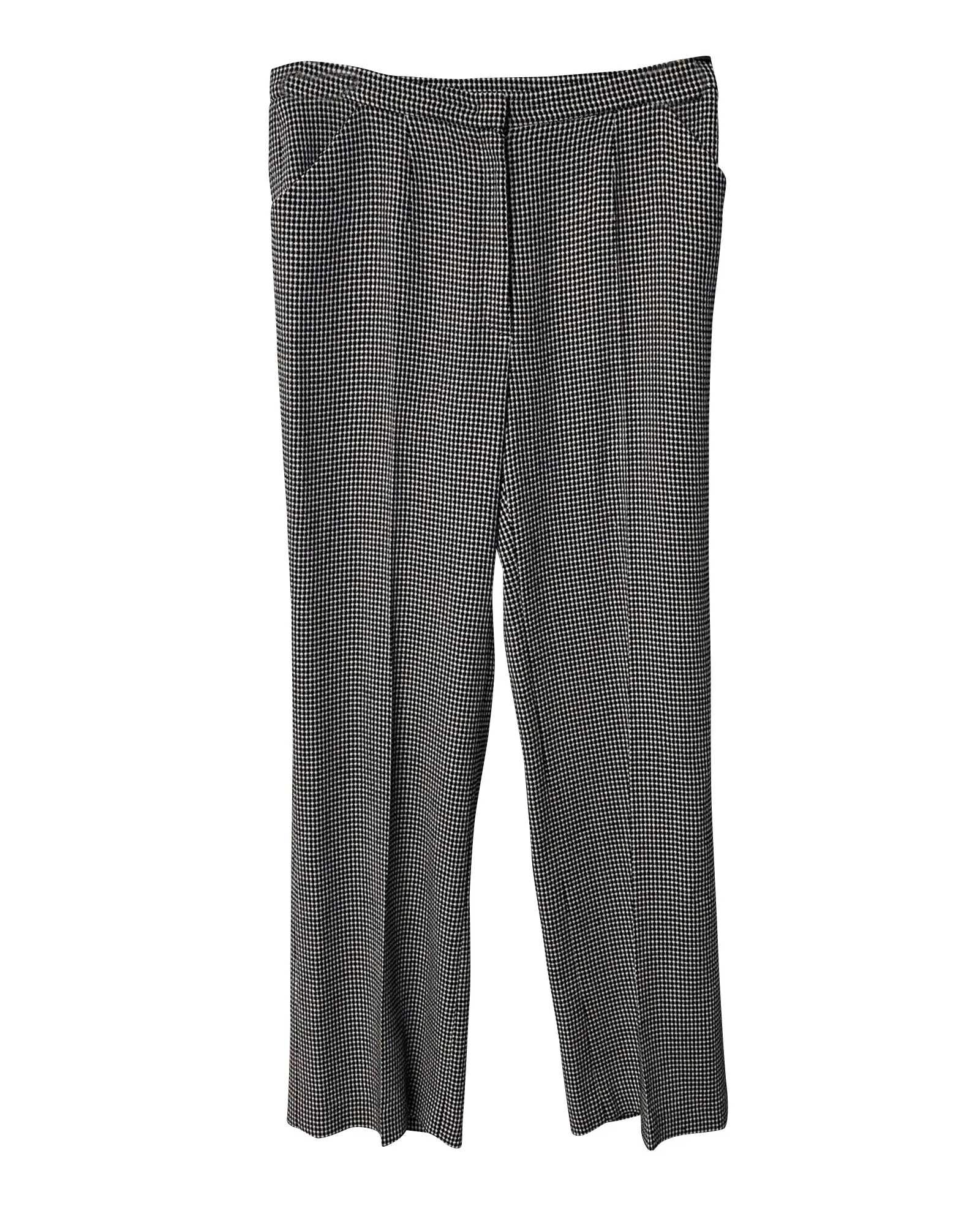 Escada Checkered Pantsuit Set with Blouse