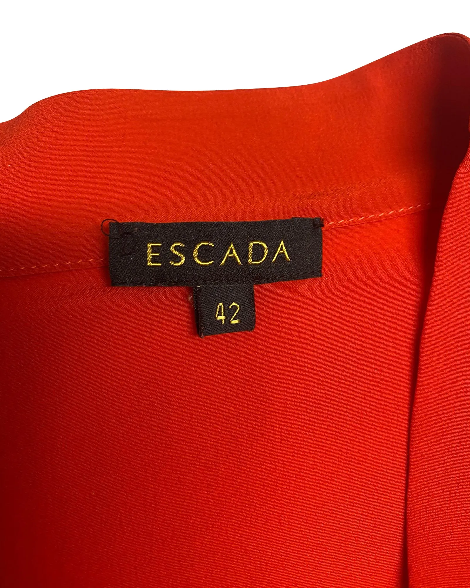 Escada Checkered Pantsuit Set with Blouse