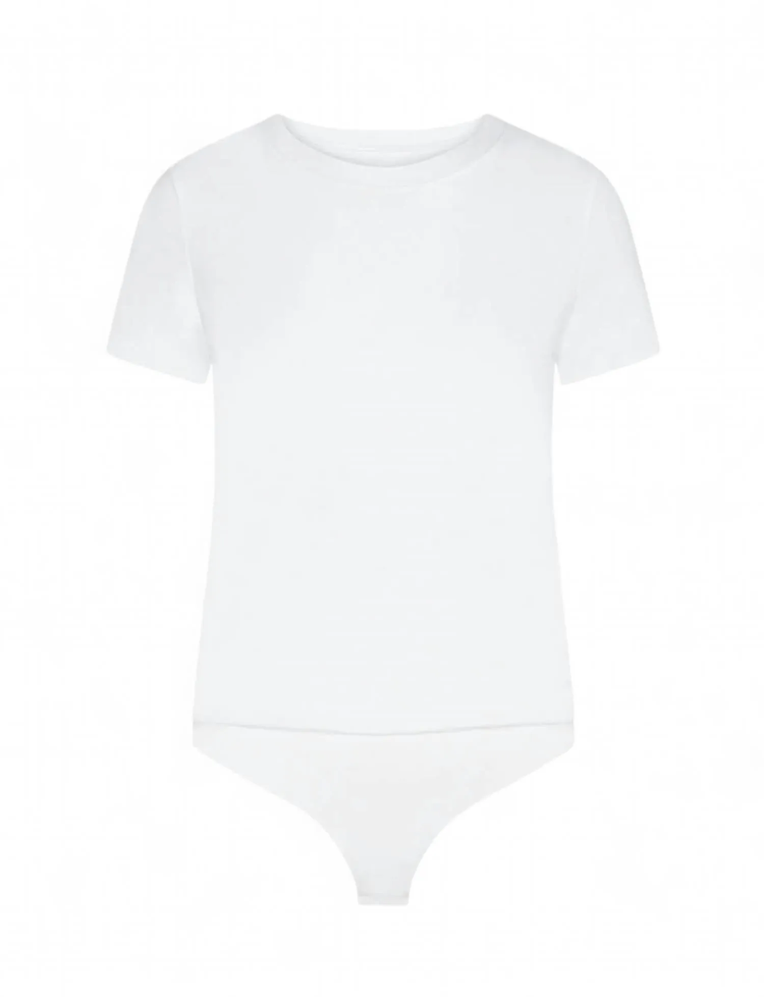 Essential Tee Bodysuit In White