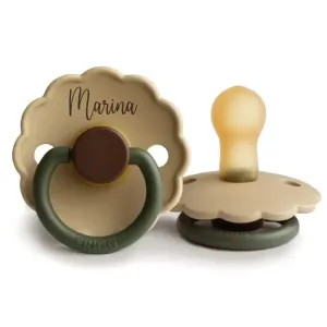FRIGG Daisy Bloom Natural Rubber Latex Pacifier | Personalised