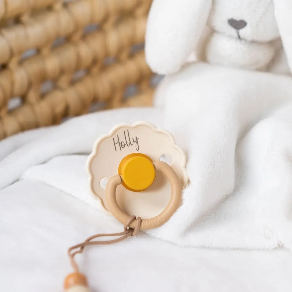 FRIGG Daisy Bloom Natural Rubber Latex Pacifier | Personalised