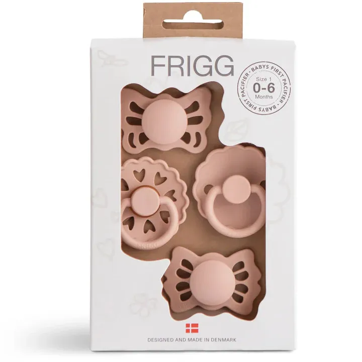 FRIGG Pacifier- 4 Pack Floral Heart