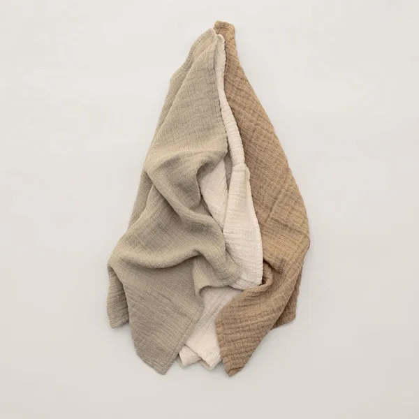 Garbo&Friends Burp Cloths (3 pcs) - Olive