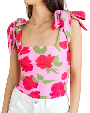 Gidget Bodysuit In Heart Throb Floral