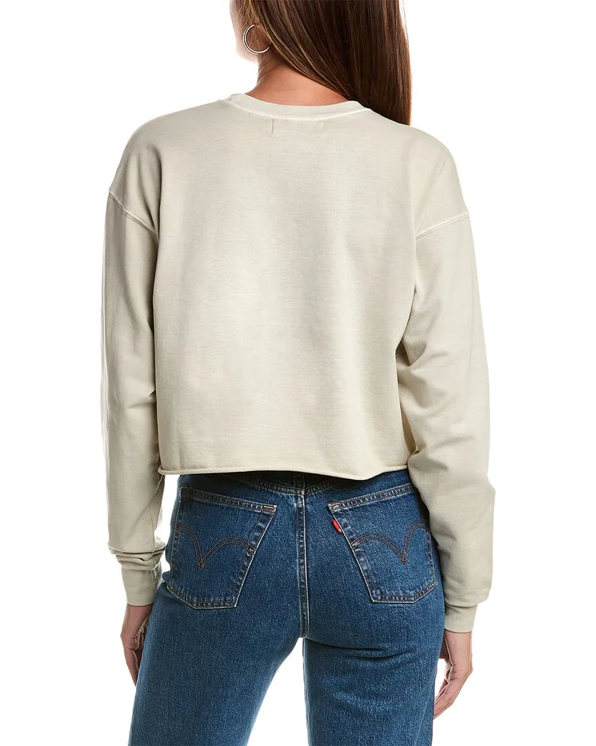 Girl Dangerous Limone Cropped Sweatshirt