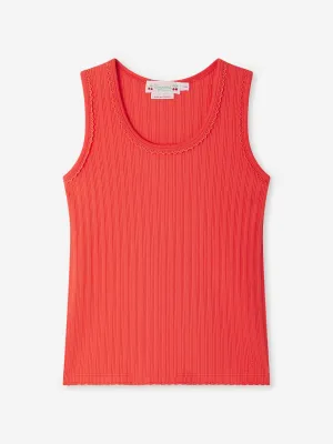 Girls Edina Sleeveless Top in Red