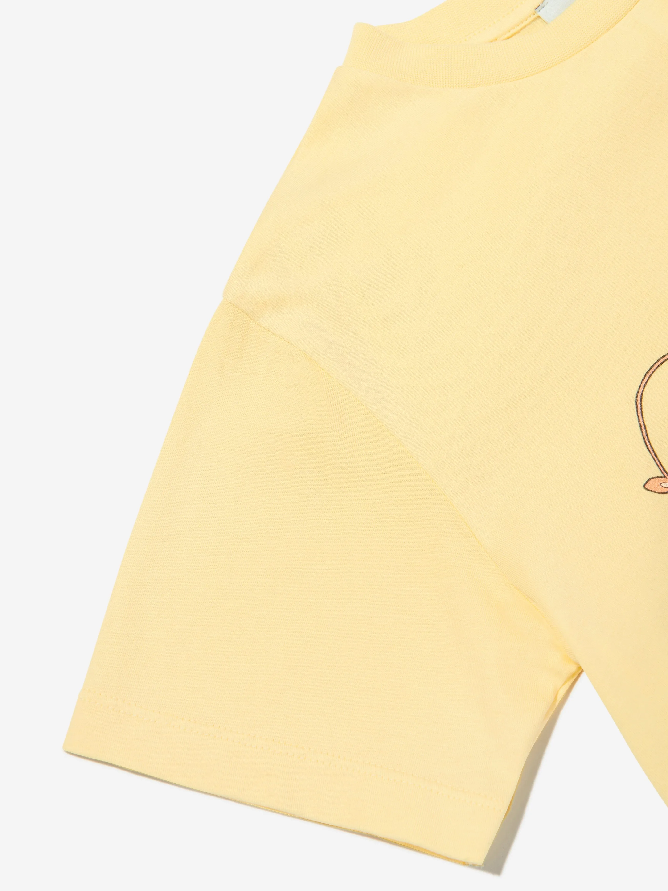 Girls Floral T-Shirt in Yellow