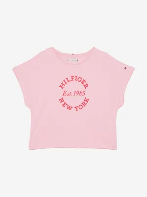 Girls NY Regular T-Shirt in Pink