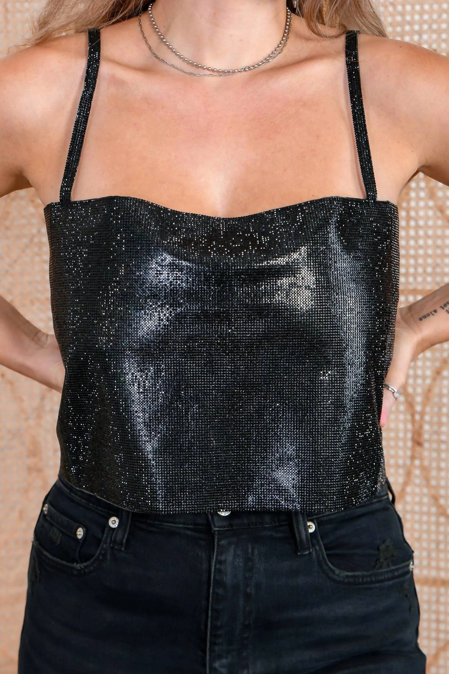 Girly Girl Top In Black