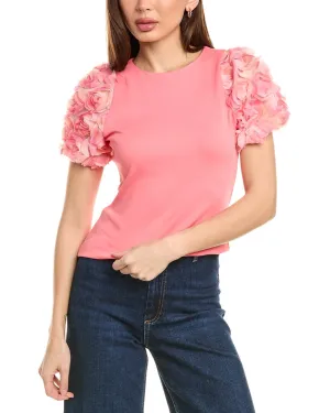 Gracia Floral Puff Sleeve Top