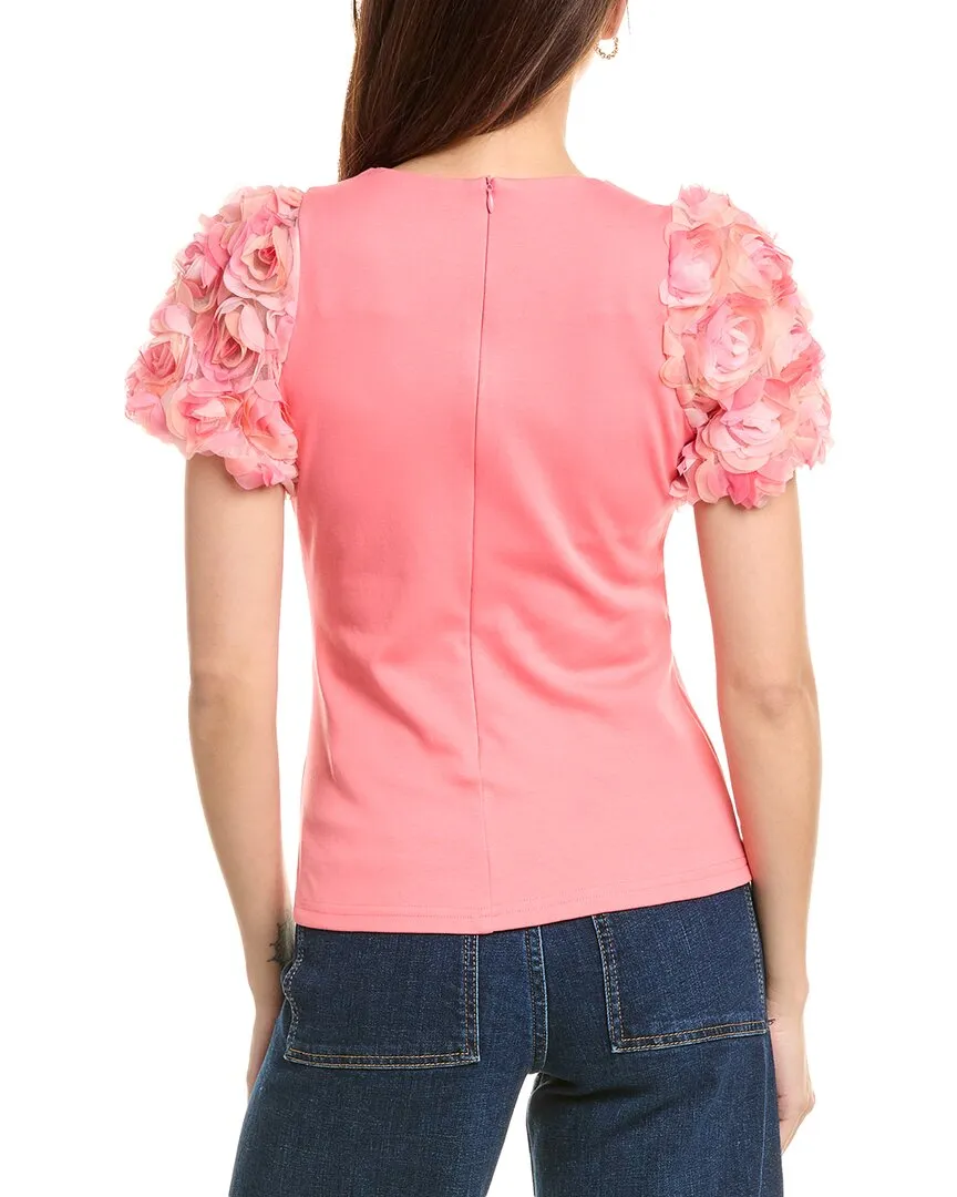 Gracia Floral Puff Sleeve Top