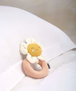 Grateful Garden Flower Grabber Ring Rattle Toy