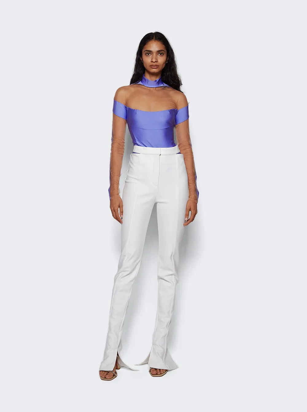 Illusion Neckline Bodysuit