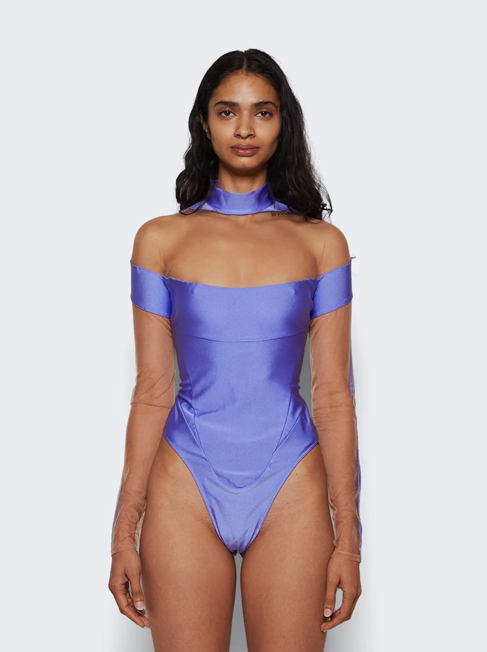 Illusion Neckline Bodysuit