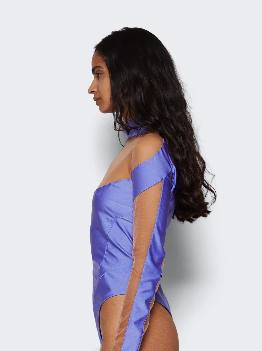 Illusion Neckline Bodysuit