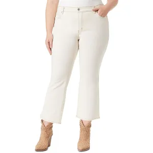 Jessica Simpson Womens Plus Charmed Flare Denim Ankle Jeans