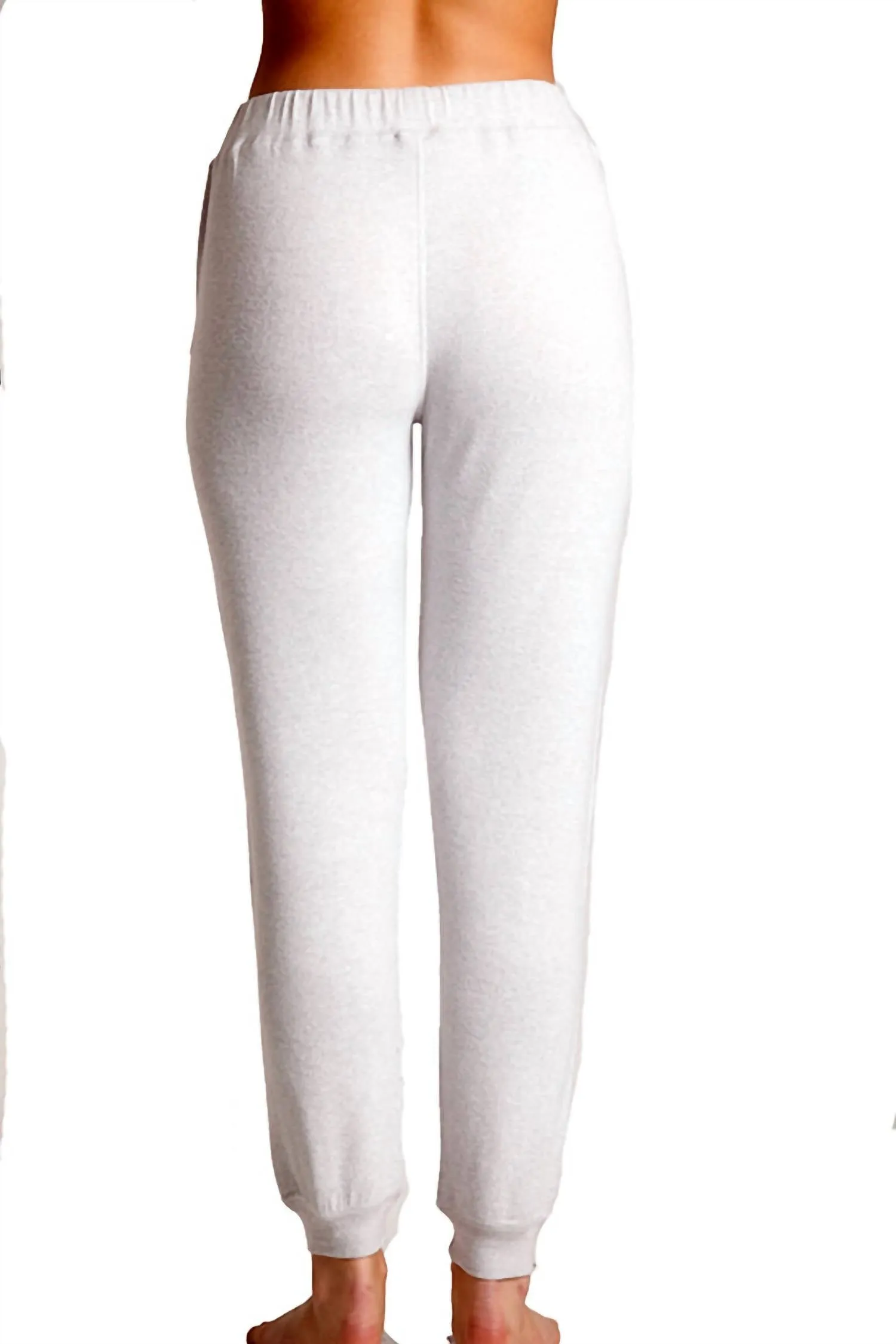 Joggers In White