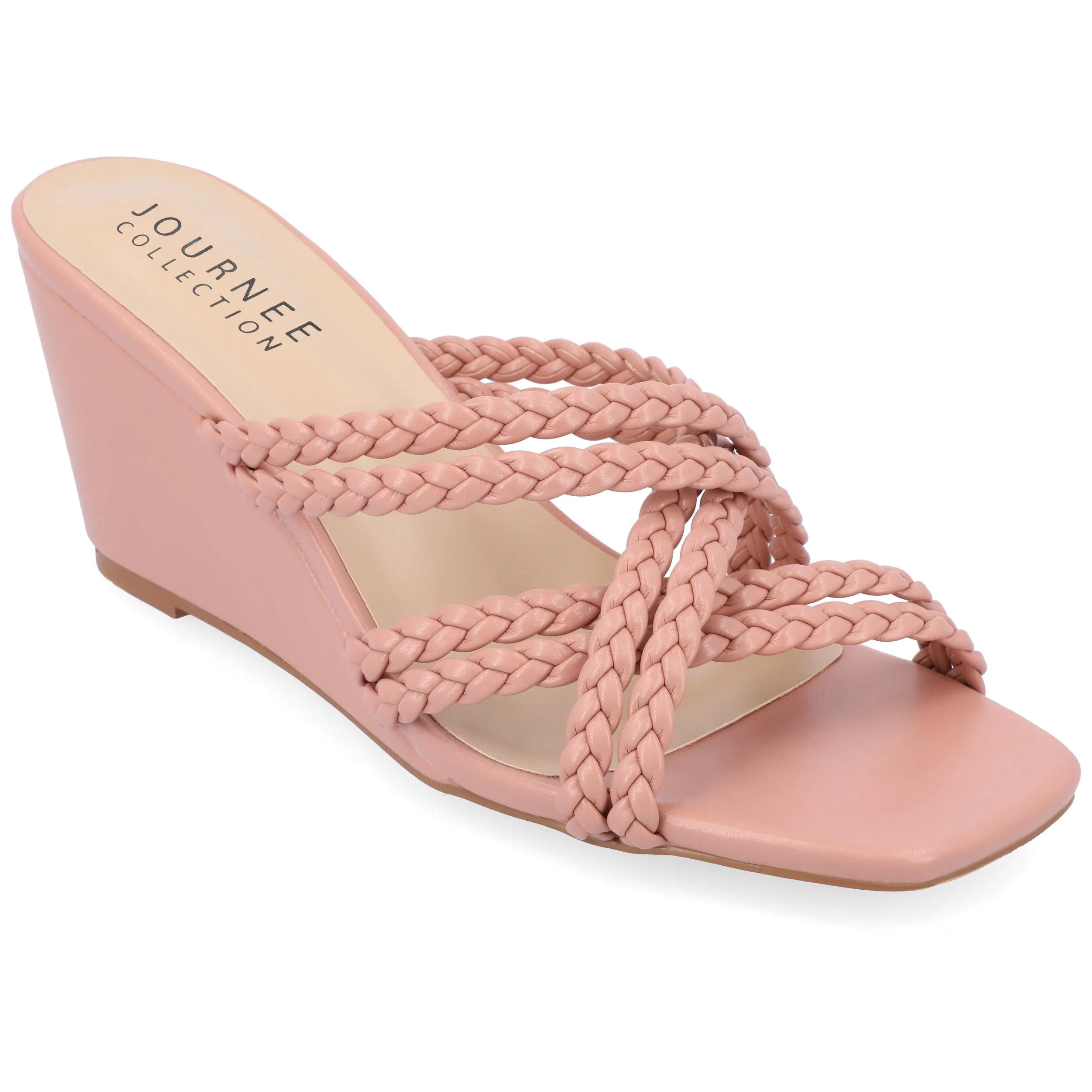 Journee Collection Women's Baylen Wedge Sandals