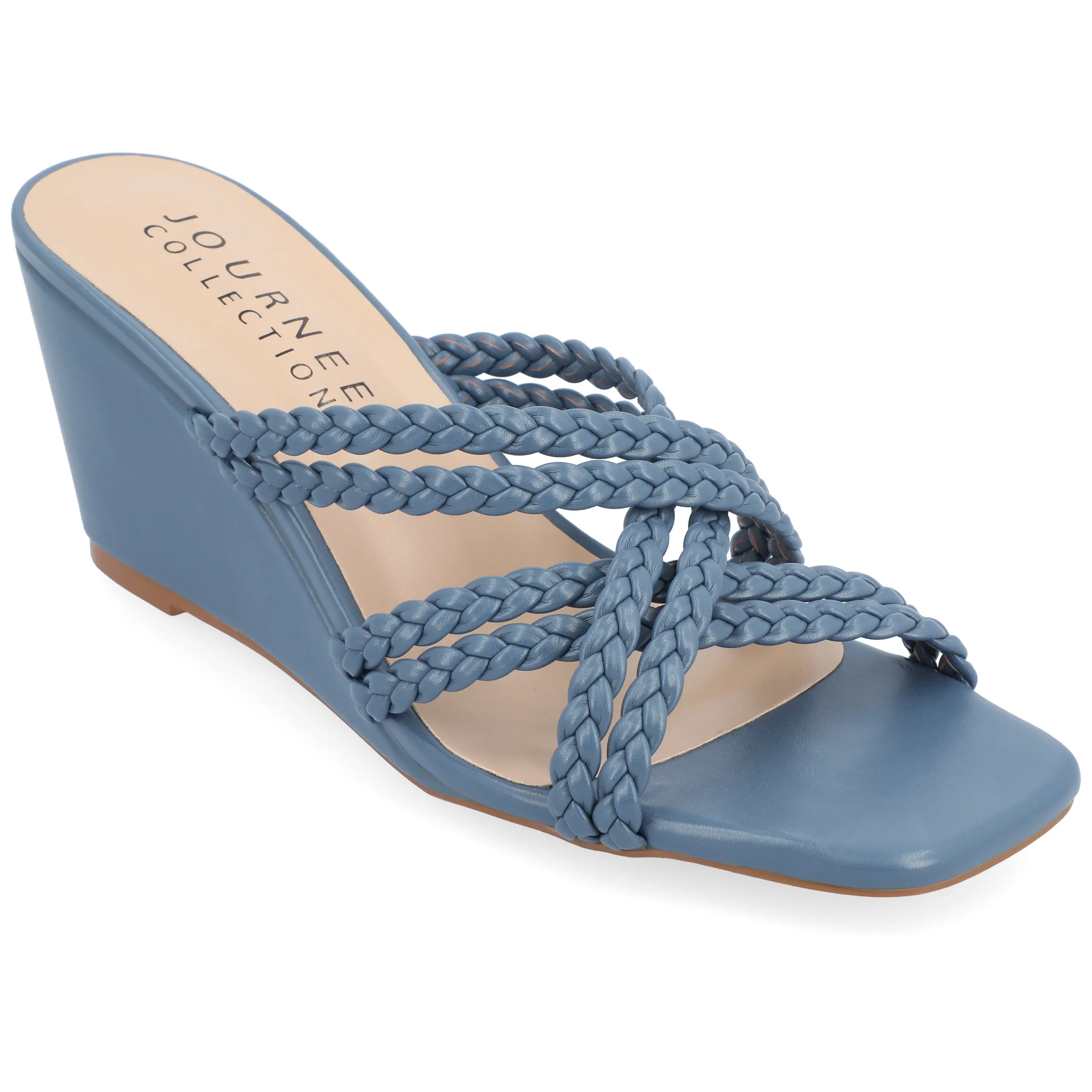 Journee Collection Women's Baylen Wedge Sandals